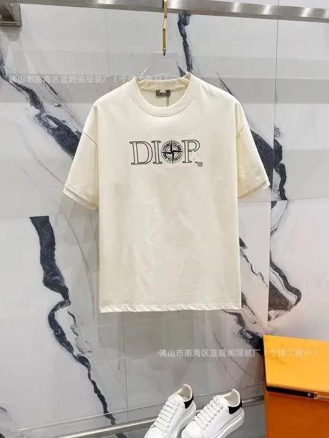 Dior Logo T-Shirt Stone Island Compass Collab