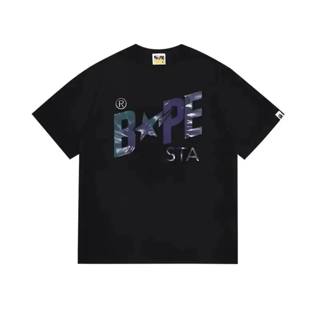 BAPE Graphic Tee Holographic Logo