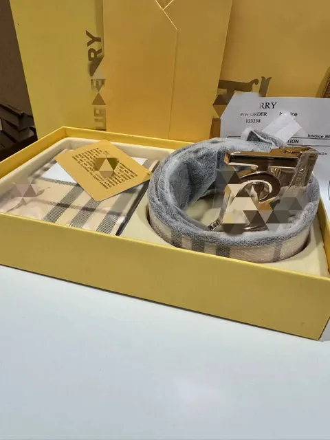 Burberry Check Belt Classic Nova Check