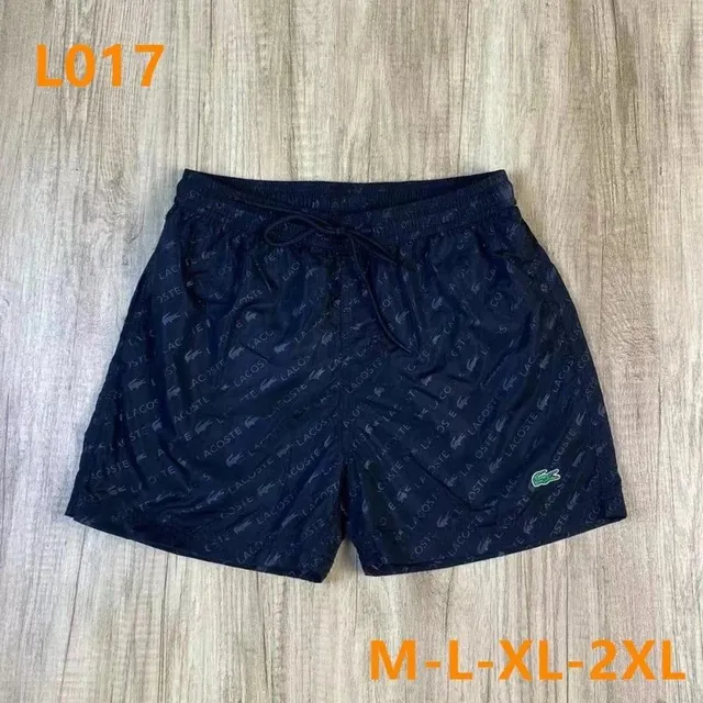 Lacoste Logo-Print Swim Shorts All-Over Croc Print