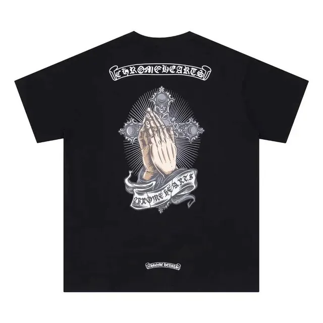 Chrome Hearts Praying Hands Tee Graphic Print