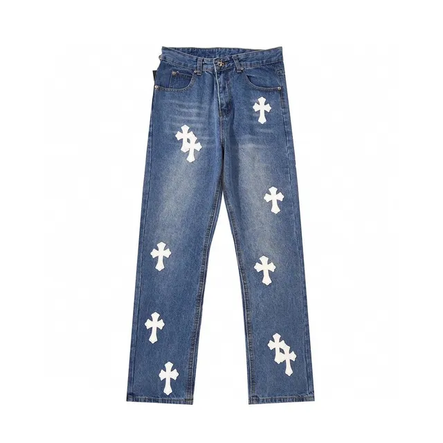 Chrome Hearts Cross Patch Jeans