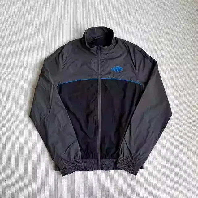 C.P. Company Goggle Jacket Black with Blue Trim