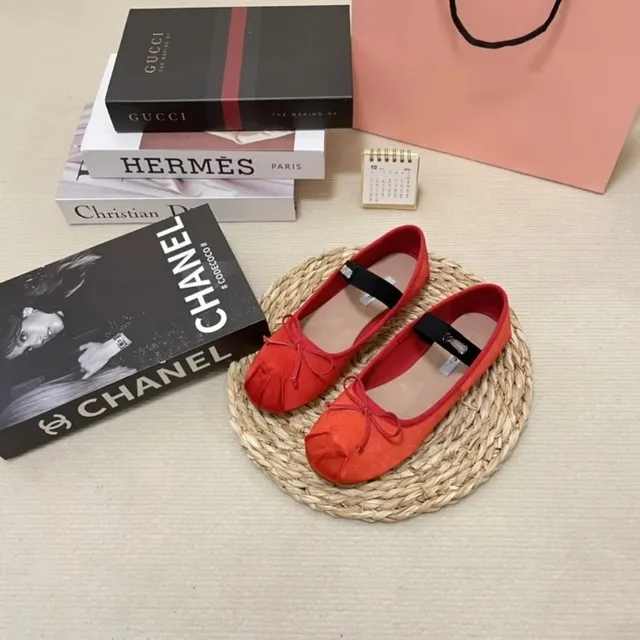 Gucci Ballet Flat Red Bow