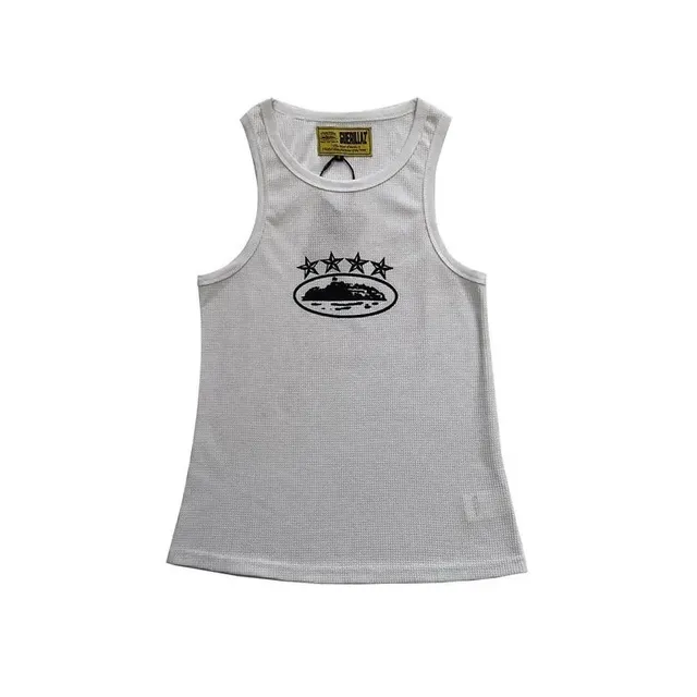 Chrome Hearts Waffle Tank Top Five Stars Logo