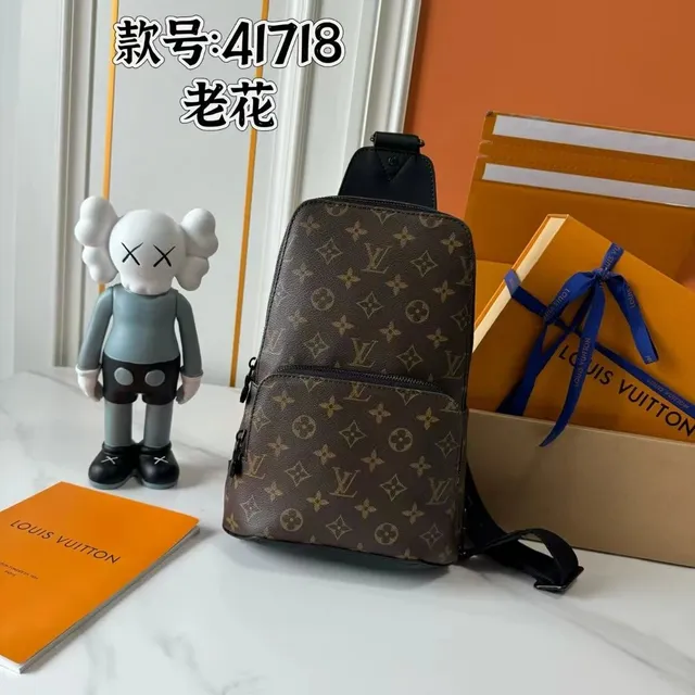 Louis Vuitton Sling Bag Monogram Canvas Brown
