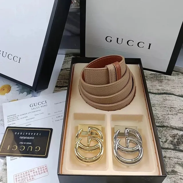 Gucci Horsebit 1955 Belt Two-Tone Leather