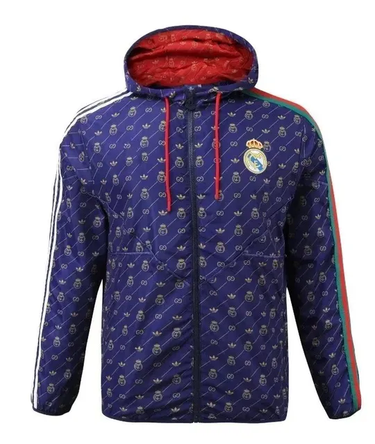 Adidas Windbreaker Jacket Real Madrid All-Over Print