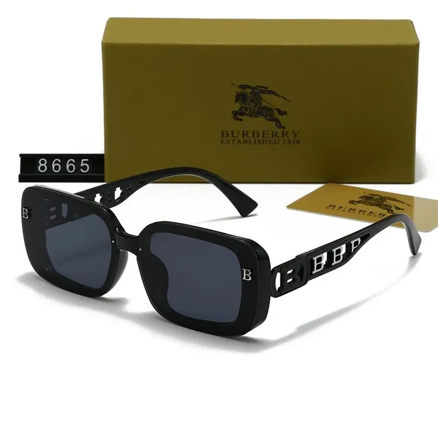 Burberry Square Sunglasses BBP Logo Temple
