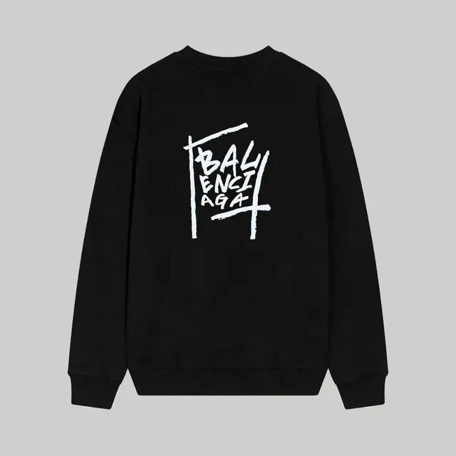 Balenciaga Crewneck Sweatshirt Brushstroke Logo
