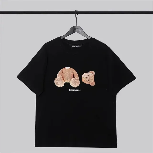 Palm Angels Graphic Tee Teddy Bear Print