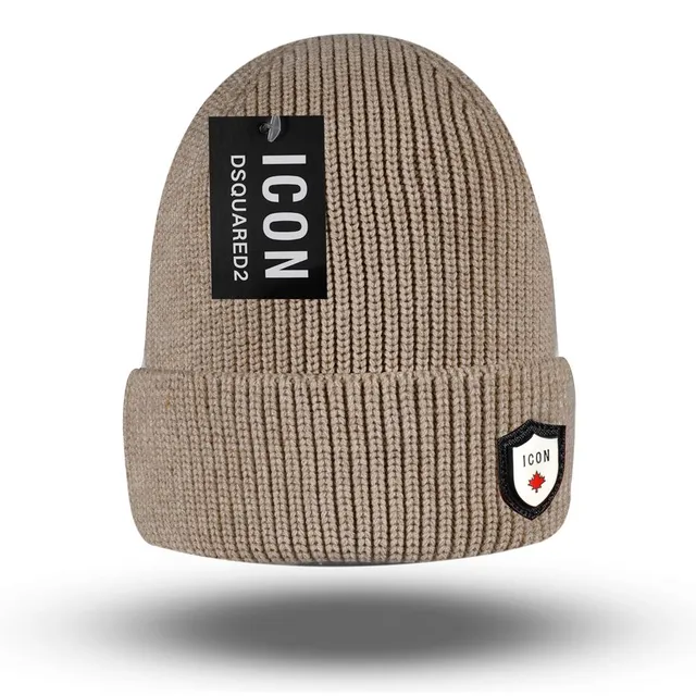Dsquared2 Ribbed Beanie ICON Patch