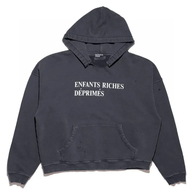 Hooded Sweatshirt Enfants Riches Déprimés Print