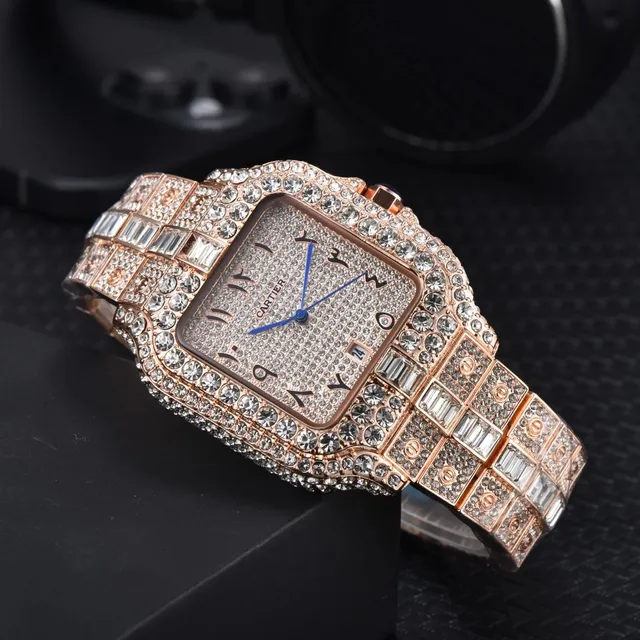 Santos de Cartier Full Pave Diamond