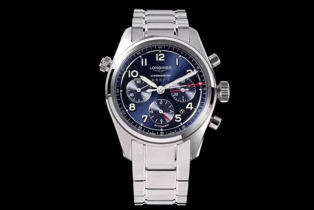 Longines Chronometer Blue Dial Chronograph