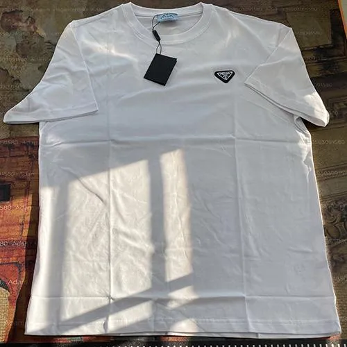 Prada Logo T-Shirt Triangular Logo