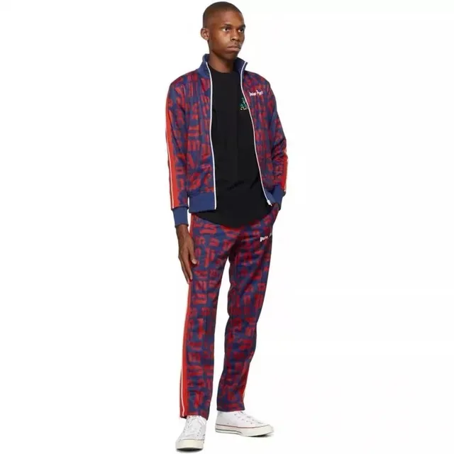 Palm Angels Track Jacket Logo Print