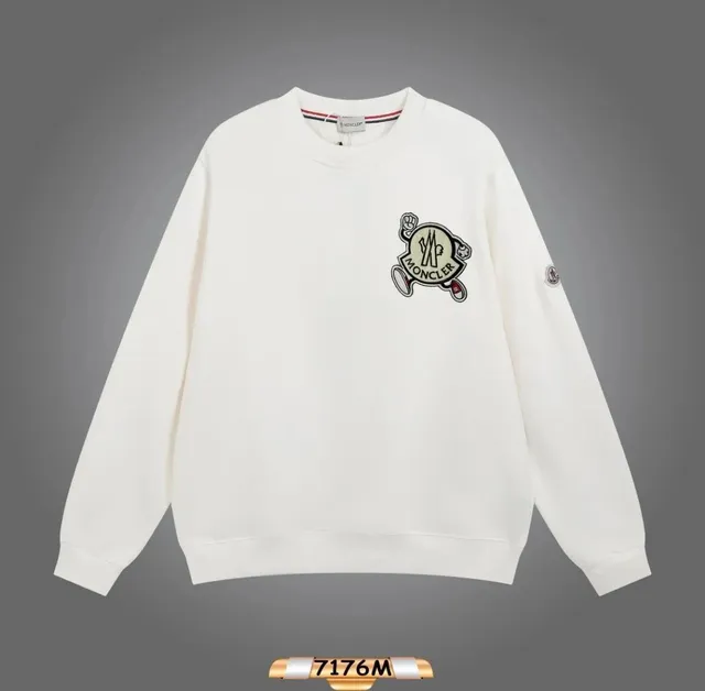 Moncler Crewneck Sweatshirt Embroidered Logo