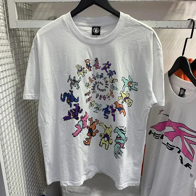 Hellstar Graphic Tee Multi-Color Bear Print
