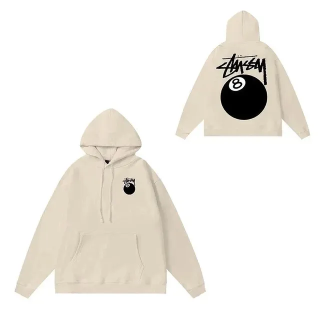 Stüssy Hooded Sweatshirt 8-Ball Graphic