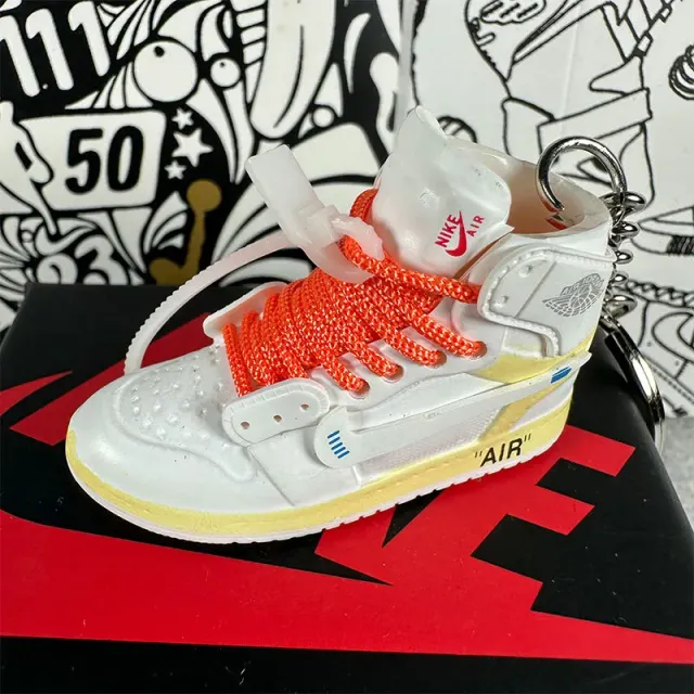Air Jordan 1 High Off-White 'University Blue' Keychain