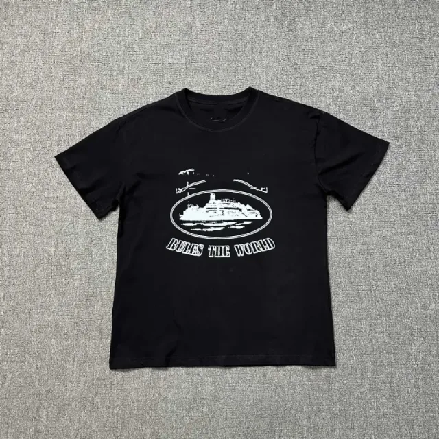 Corteiz Graphic Tee Rules The World Print