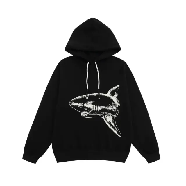 BAPE Shark Hoodie White Shark Print