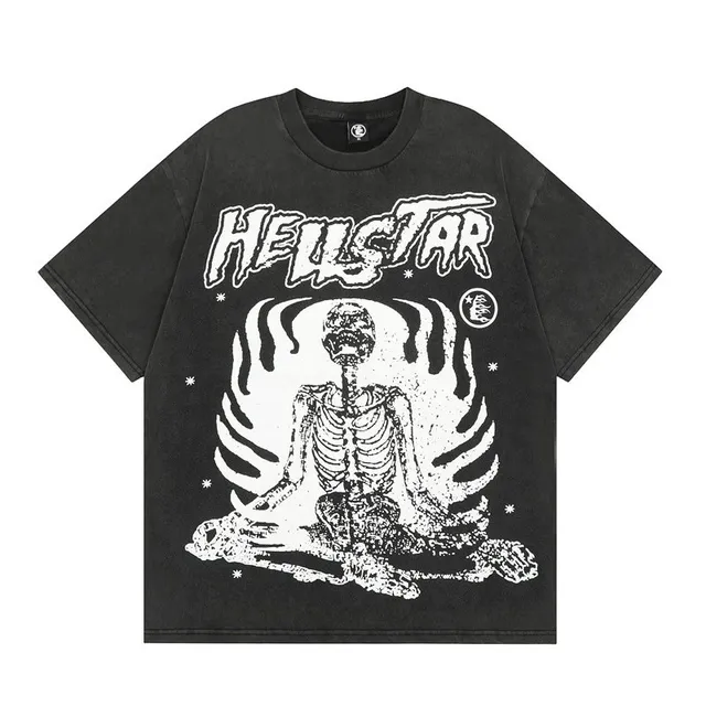 Hellstar Graphic Tee Skeleton Print