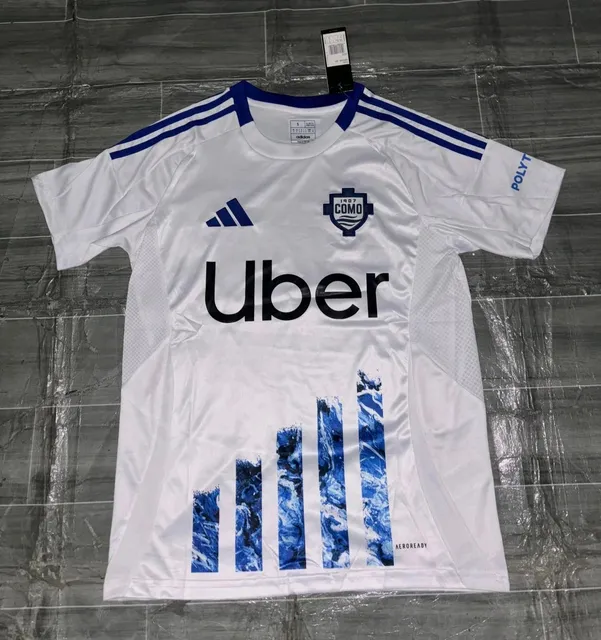 Adidas Como FC Jersey Uber Sponsorship