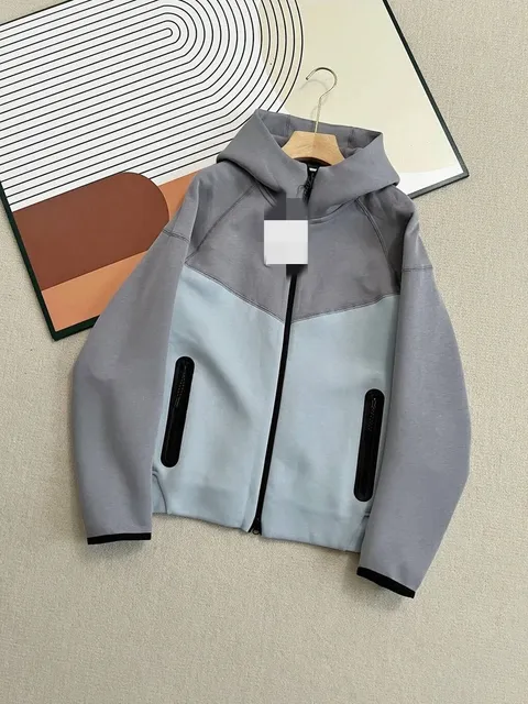 Gray and blue jacket