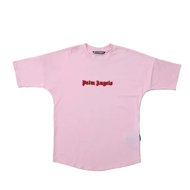 Palm Angels Logo Tee Embroidered Logo