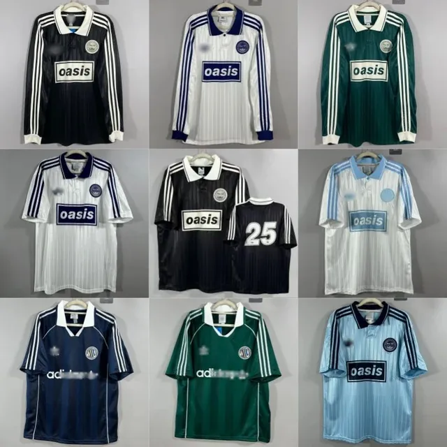 Adidas Oasis Away Kit 1990s Football Shirt