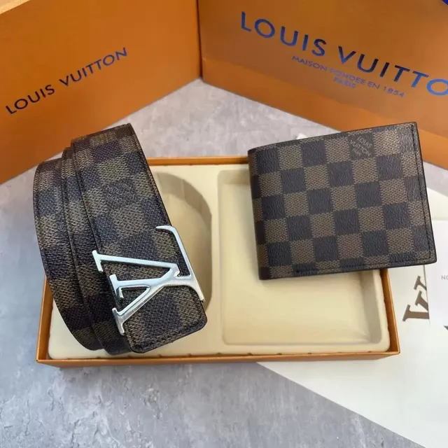 Louis Vuitton LV Initiales Belt Damier Graphite
