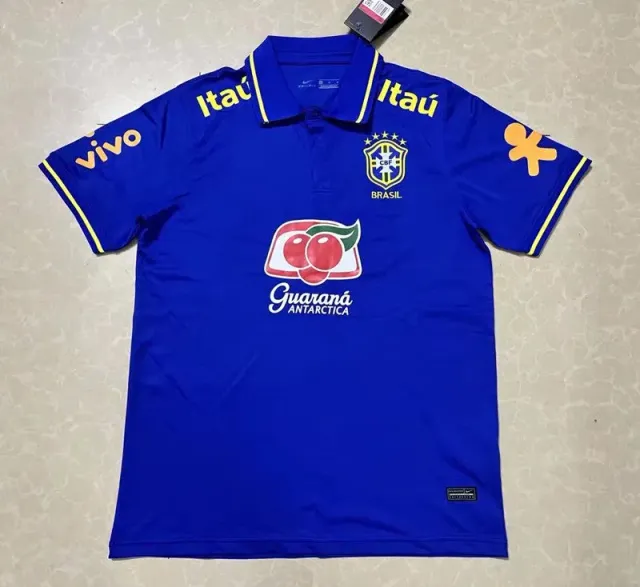 Blue Polo Shirt with Logo