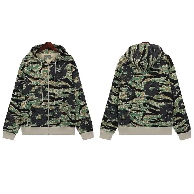 C.P. Company Goggle Hoodie Tiger Camo