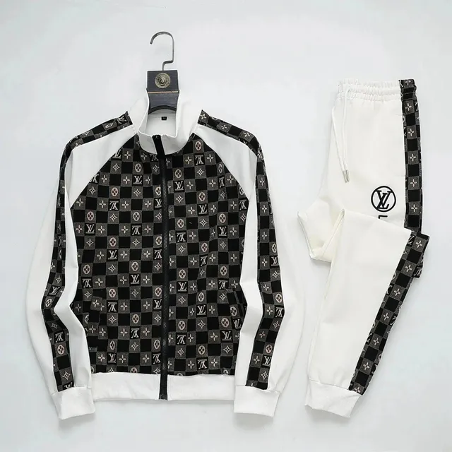 Louis Vuitton Monogram Chess Tracksuit Checkerboard Print