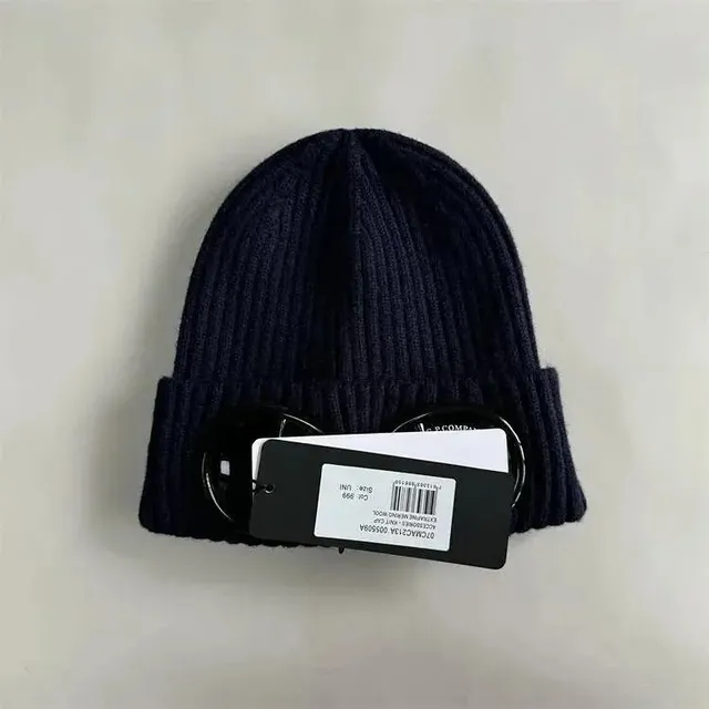 C.P. Company Ribbed Beanie Double G Hardware