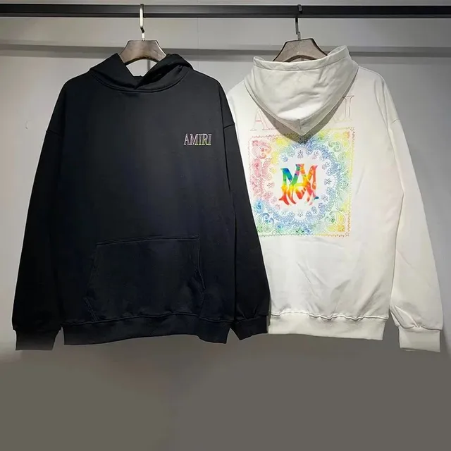 Amiri Hooded Sweatshirt Embroidered Logo / Tie-Dye Graphic