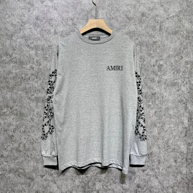 Amiri Long Sleeve Tee Chain Print