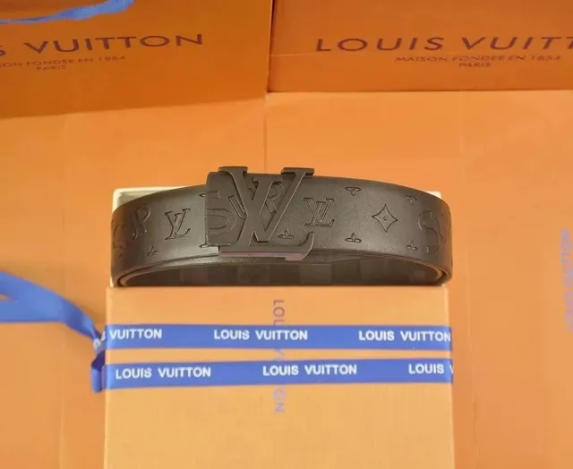 Louis Vuitton LV Belt Monogram Embossed