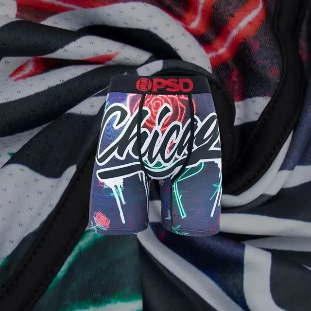 PSD Boxer Briefs Chicago Rose Print