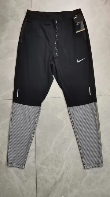 Nike Running Tights Black/Striped Cuff