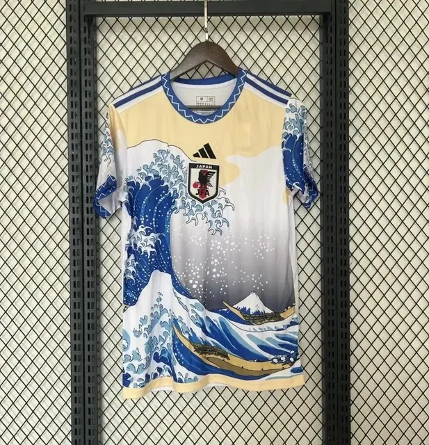 Adidas Japan National Team Jersey Great Wave Print