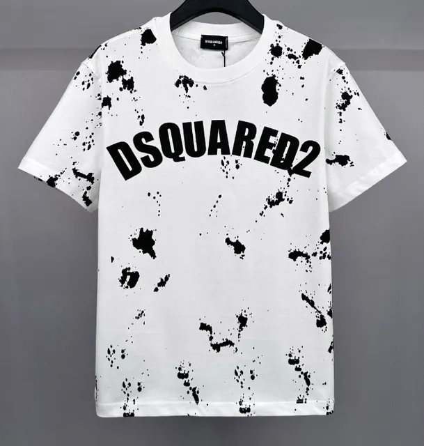 Dsquared2 Graphic T-Shirt Splatter Print