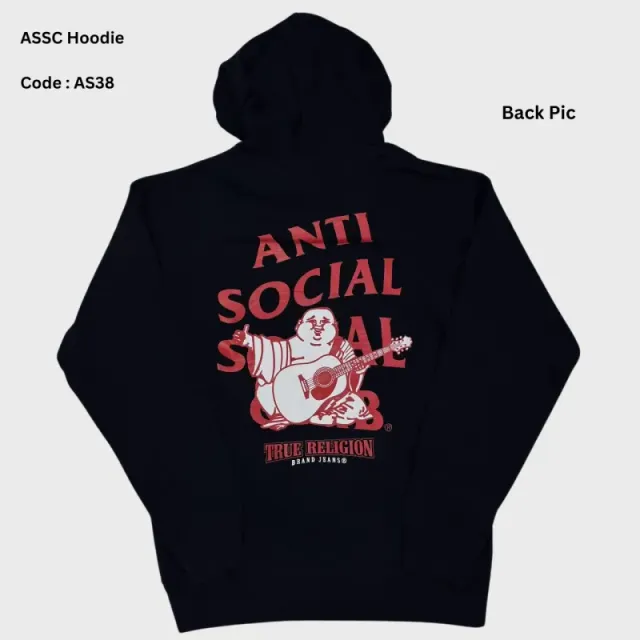 Hoodie Anti Social Social Club Buddha Graphic