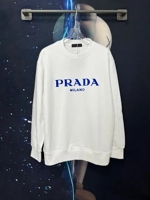Crewneck Sweatshirt Prada Milano Logo