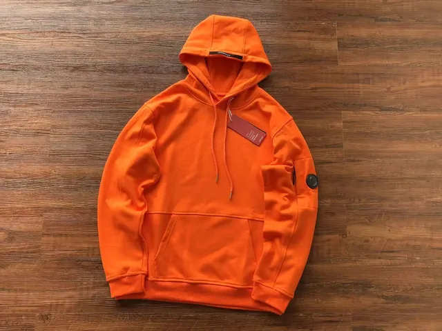 C.P. Company Goggle Hoodie Solid Orange