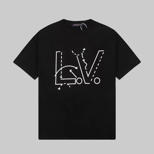 Louis Vuitton LV Graphic Tee White Line Art