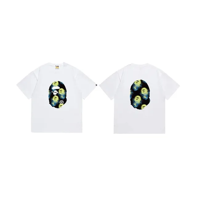 BAPE Shark Hoodie Tee Multi-Face Shark Print
