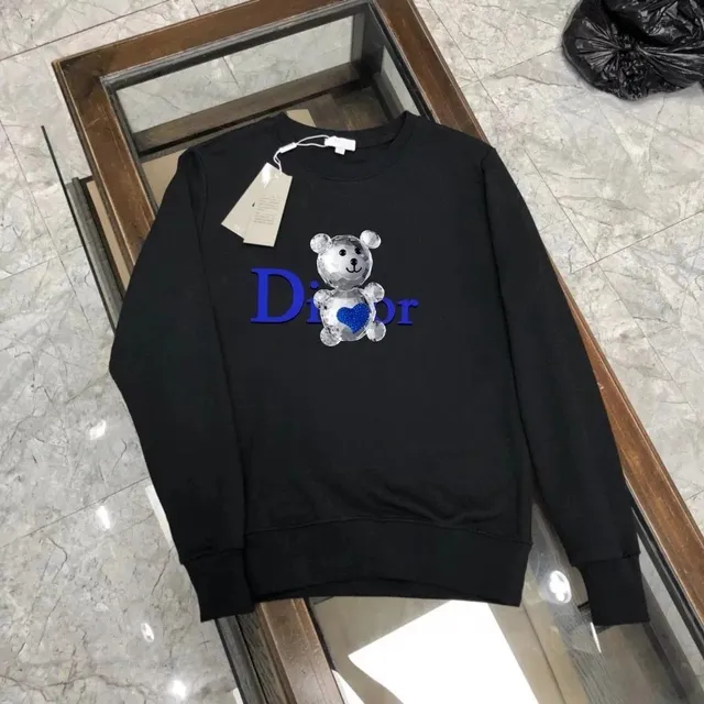 Dior Crewneck Sweatshirt Crystal Bear Logo